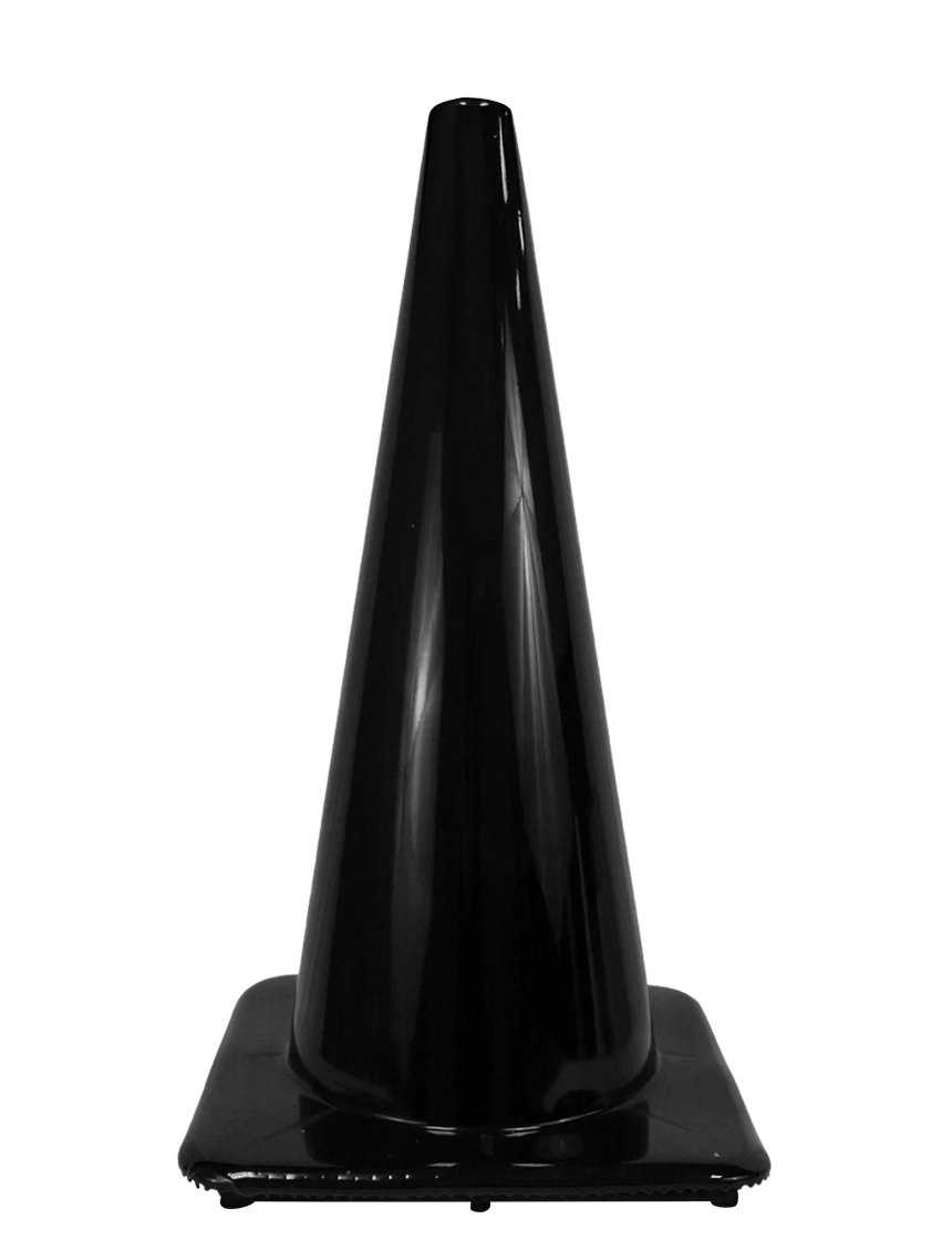 Black, 28\", 7 lbs, Traffic Cone