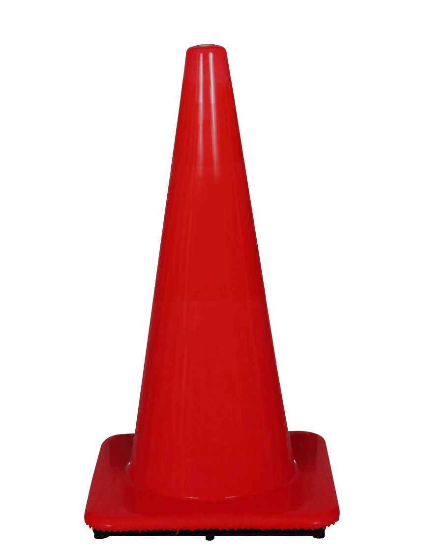 Red 28\" 7 lbs Traffic Cone