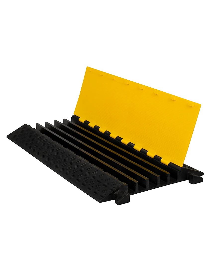 35.5\" x 19.625\", Interlocking, 5-Channel, Cable Protector