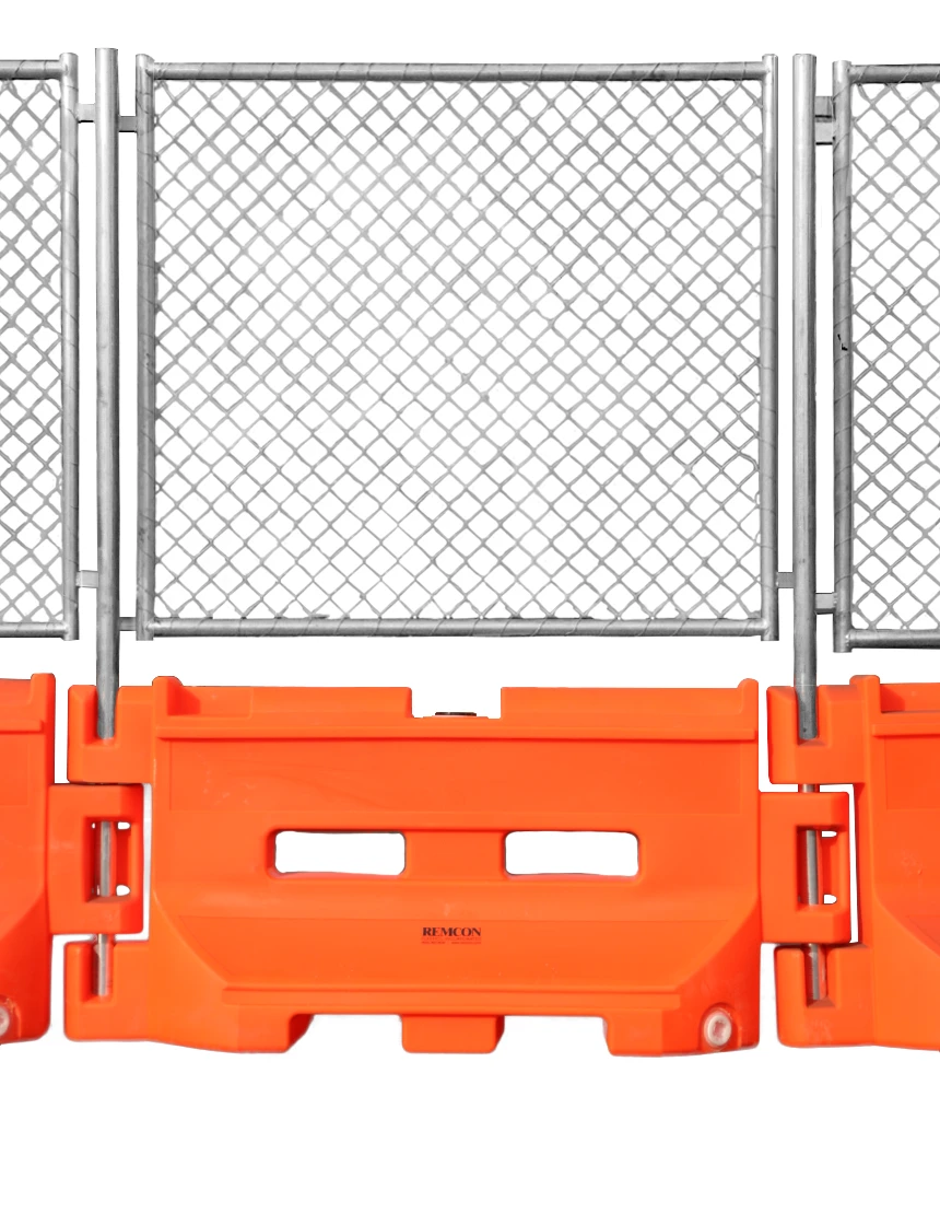 Orange 36\" Construction Barricade with OnePro Fence Panel