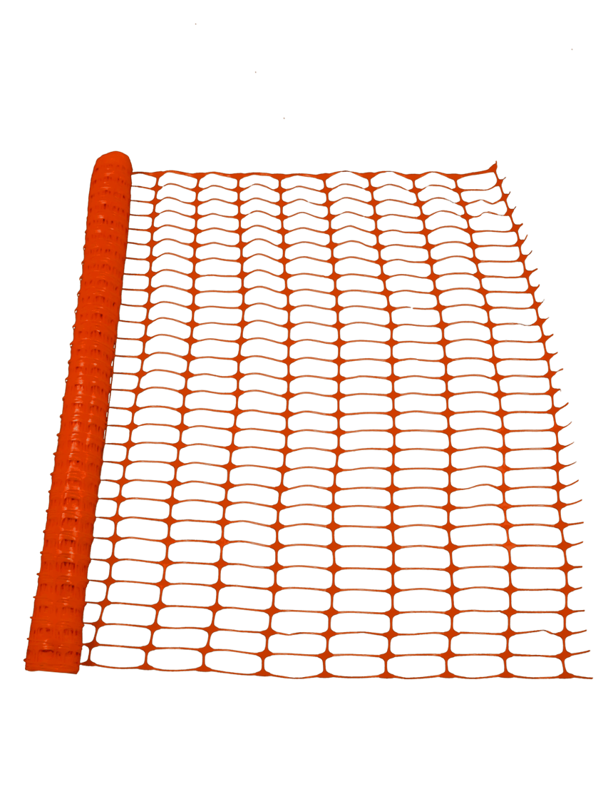 4\u0027 x 100\u0027 Economy Roll of Orange Construction Fence (0.23 oz/sq ft - 70 g/m2)