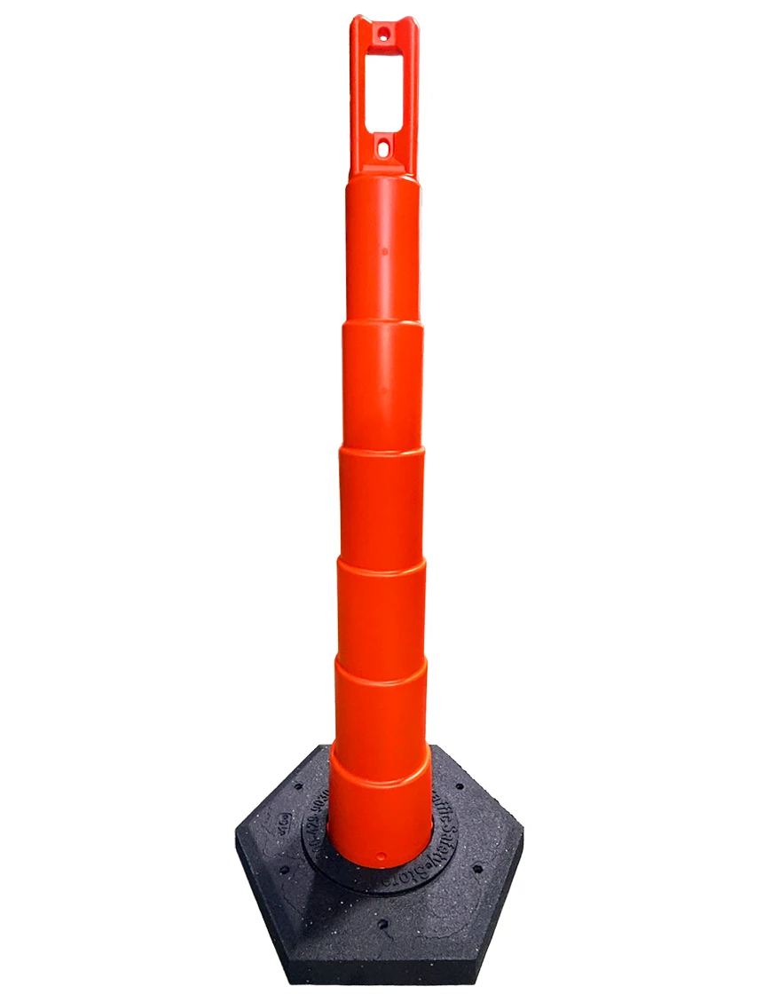 42\" Channelizer Cone w/ 16 lbs Recycled Rubber Base