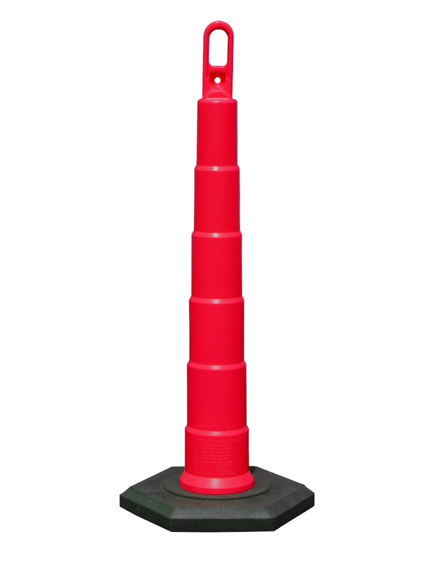 42\" Traffix Orange Looper Cone, No Collars \u0026 16lb Base