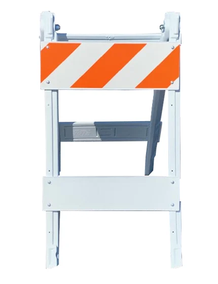 45\" H x 24\" W Folding Plastic Type 1 Barricade w/Engineer Grade (EG) Reflective Sheeting