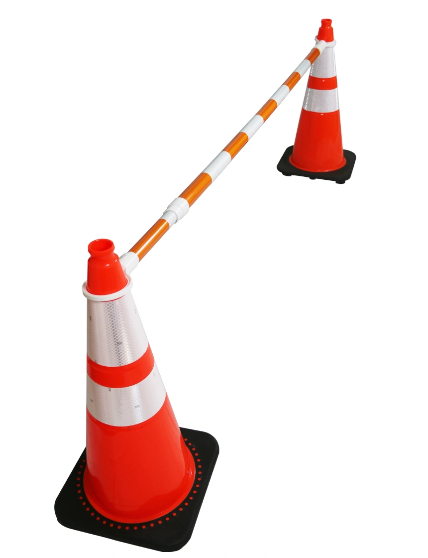 6\u0027 - 10\u0027, \u0027Economy Workzone\u0027, Orange \u0026 White Reflective Cone Bar