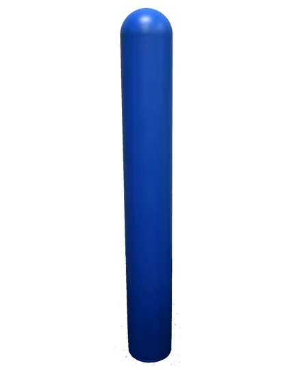 7\" x 52\" Dome Top Blue Bollard Cover