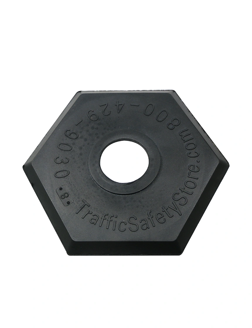 8 lb Base for Delineator Tube (Base Only, No Tube)