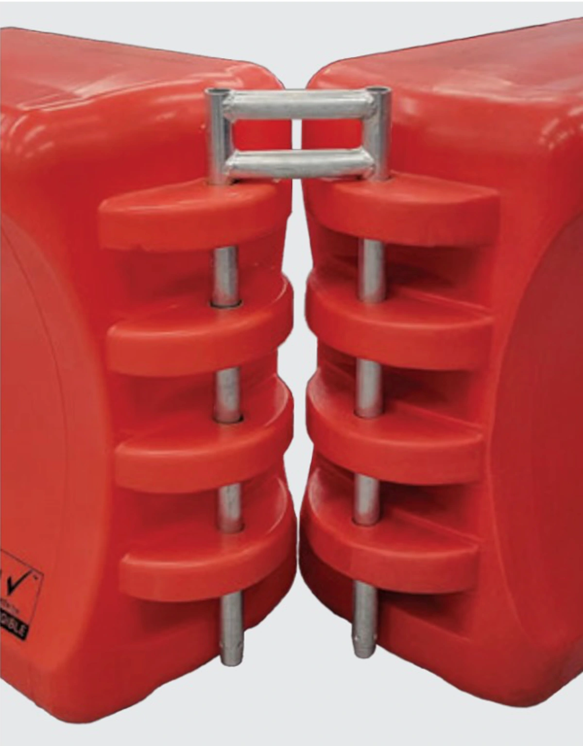 90-Degree Connector Pin For Water-Wall Water-Filled Barriers