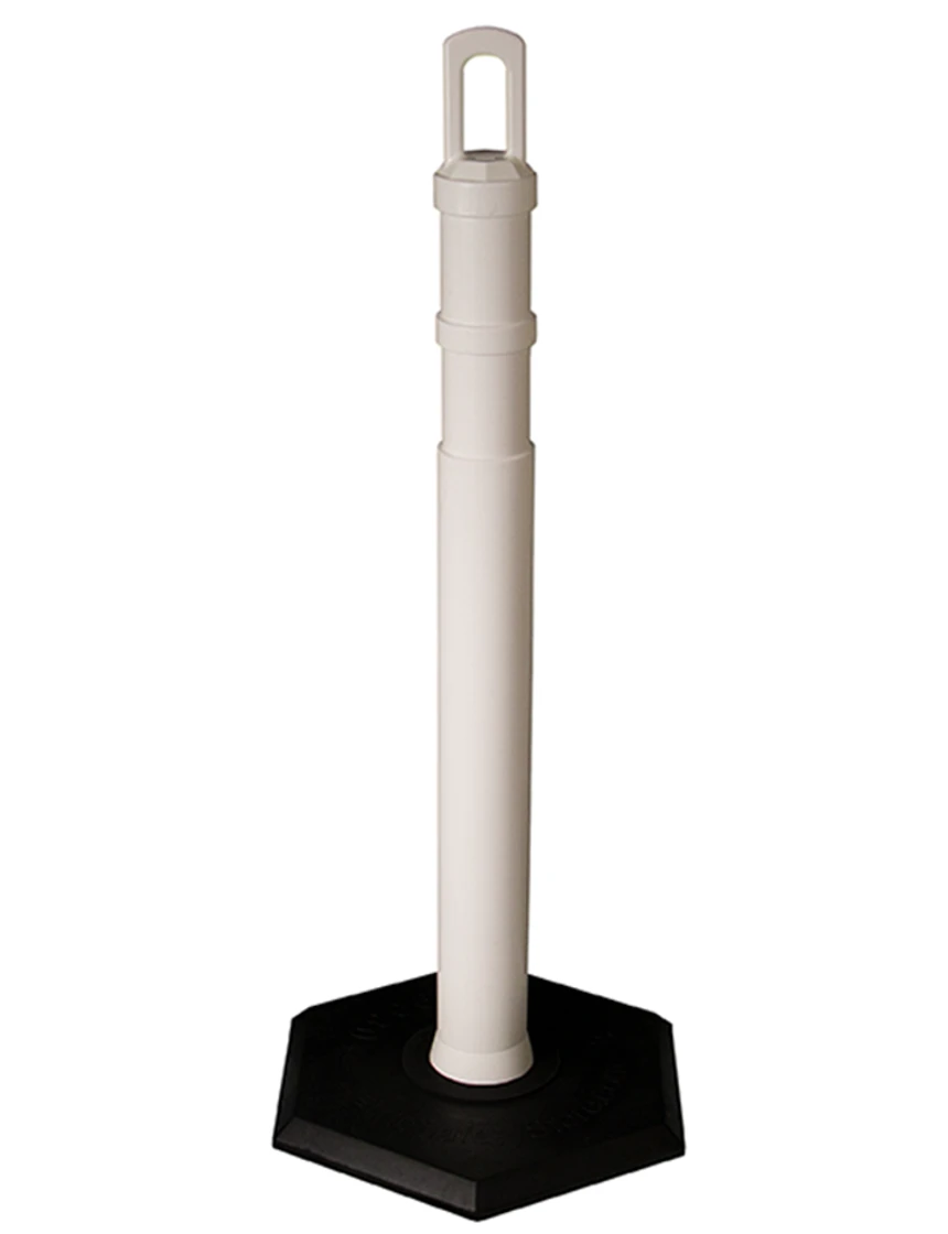 42\" White JBC Arch Top Tube w/ 18lbs Base