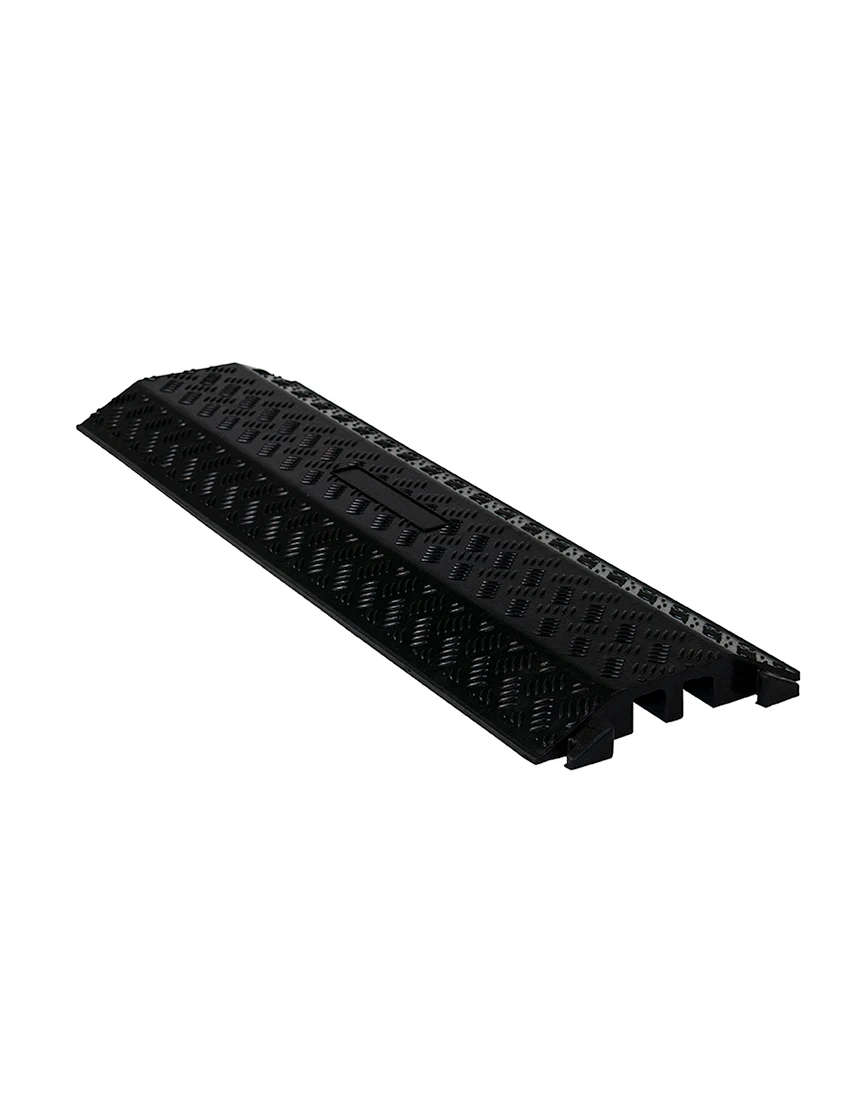 Armor Series, Rubber, 2-Channel, Drop Over Cable Protector