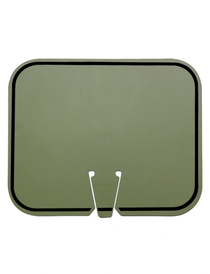 blank clip on sign non reflective horizontal olive drab