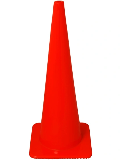 36\" Traffic Cones - Solid Orange 12 lbs
