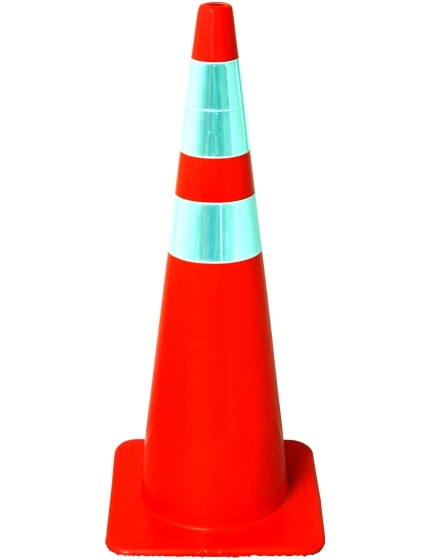36\" Traffic Cones - Solid Orange 10 lbs