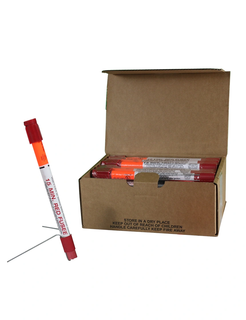 Case (36) Of 15 Minute Fusee (Flare) w/ Wire Stand