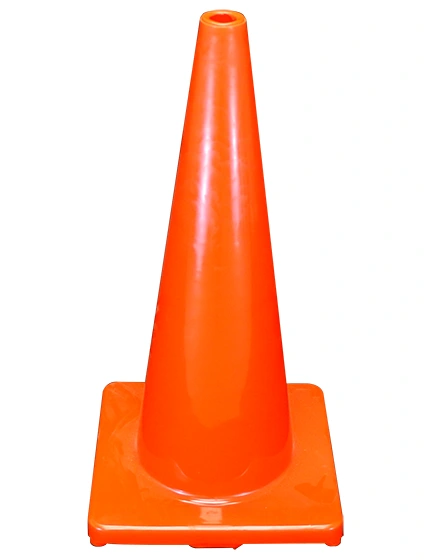 Solid Orange, 28\", 5.0 Lb., Economy Cone