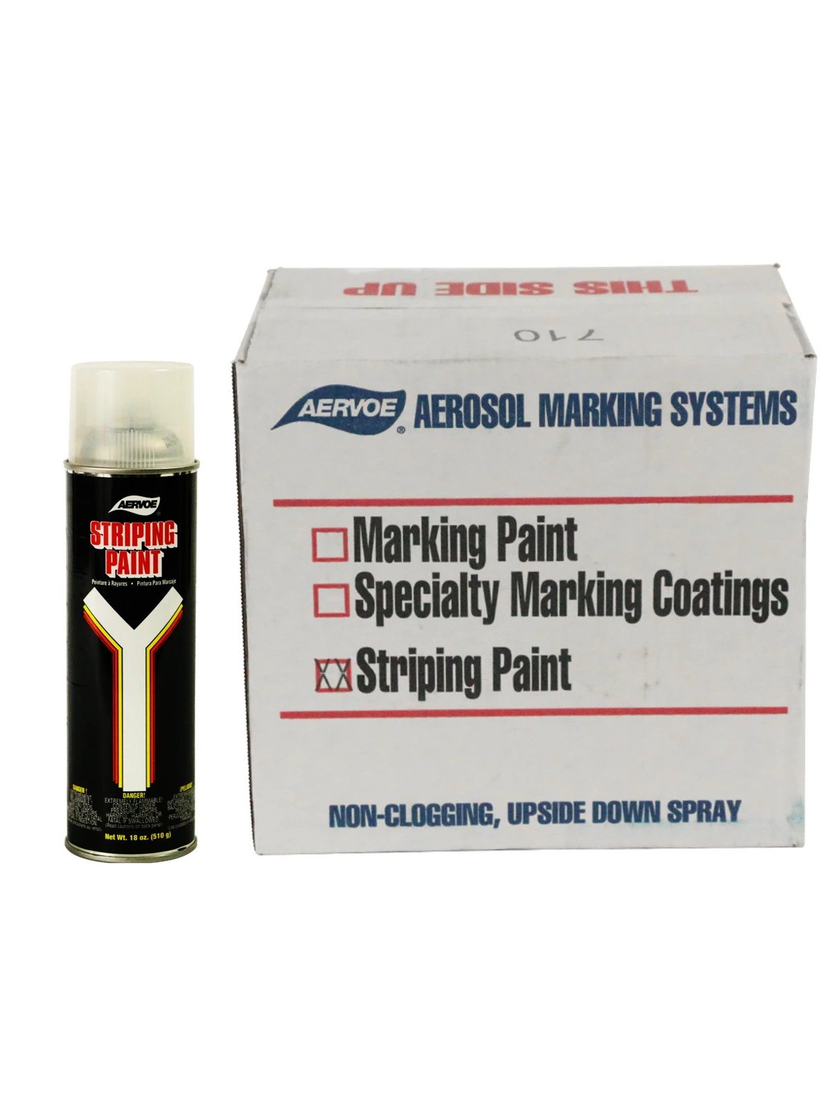 Clear-Coat Solvent Based, Striping Paint (Case of 12)