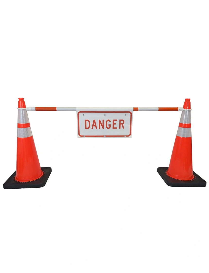 Cone Bar Signs Danger