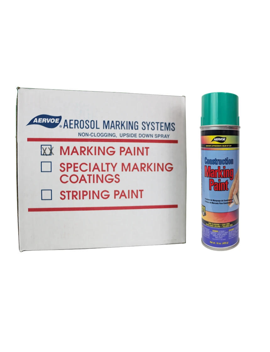 Green Construction Marking Paint (Case Of 12)