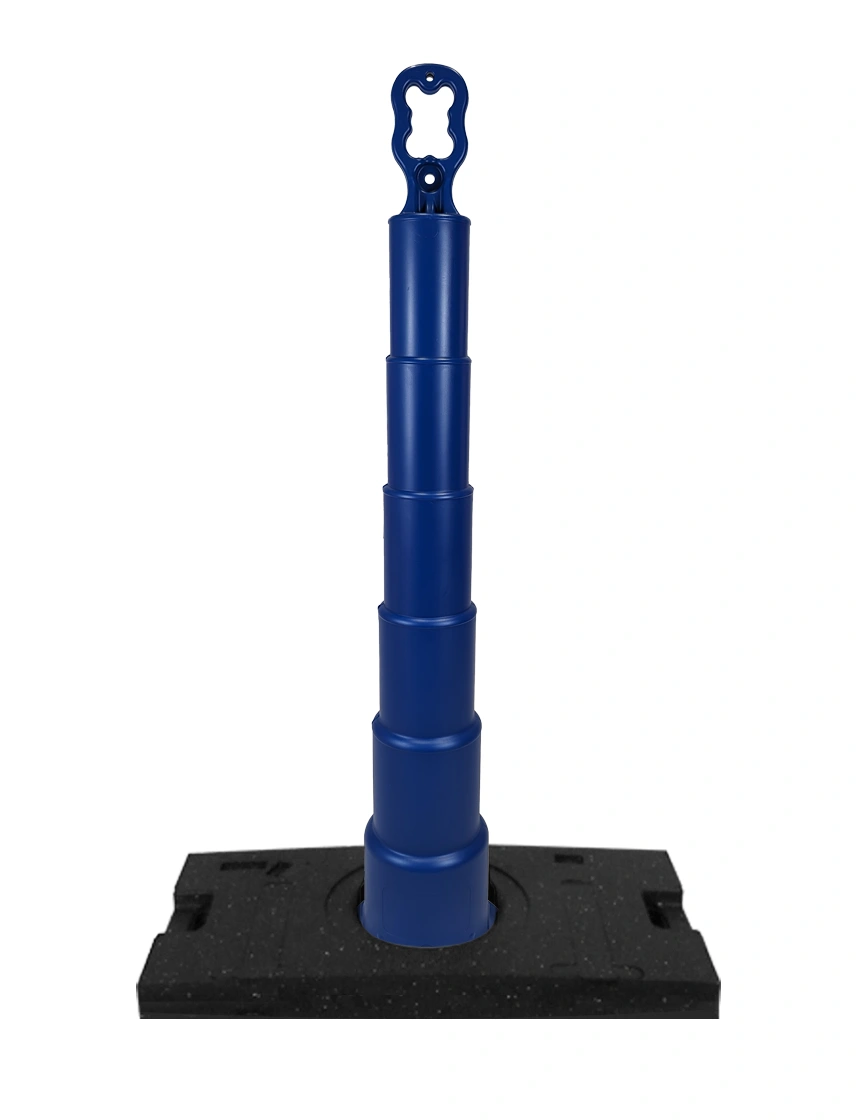 42\" Blue Ez-Grab Channelizer 30 lbs Base