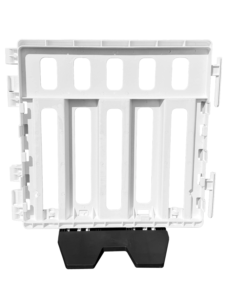 42\" Long x 37\" Tall, Cortina \"Rapid Wall\" Pedestrian Barricade, White