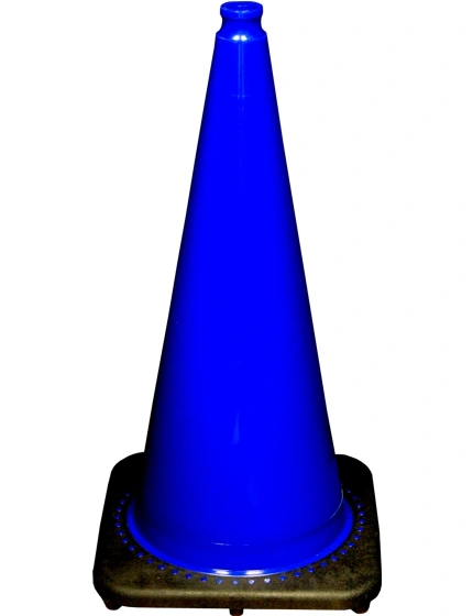 28\" Blue 7.0 lb. Traffic Cone