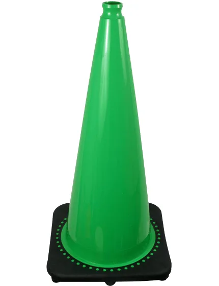28\" Green 7.0 lb. Traffic Cone