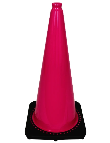 Pink 28\" 7.0 Lb. Black Base Cone