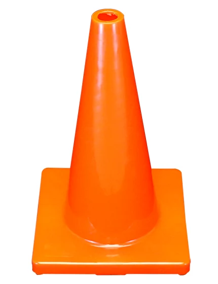 Solid Orange 18\" Economy Traffic Cone