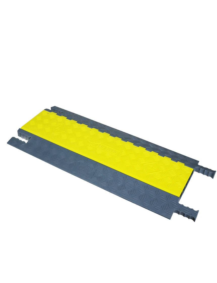Grip Guard® 36\" Yellow\u0026Black,Lightweight,Five (5) Channel Cable Protector (up to 1.25\" OD Cables)