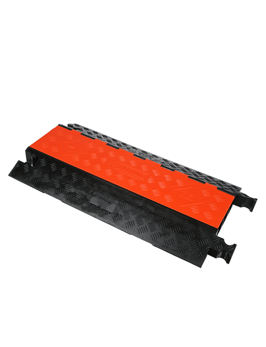 Guard Dog 36\" Orange\u0026 Black, Medium Duty, Three Channel Cable Protector (up to 2.25\" OD Cables)