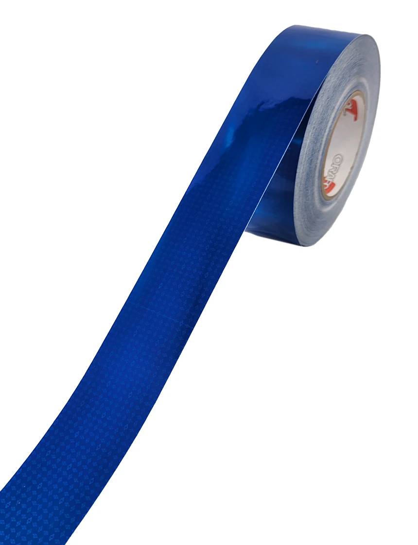 2\" X 150\u0027 Roll Of Blue Oralite V82 Adhesive Backed Reflective Tape