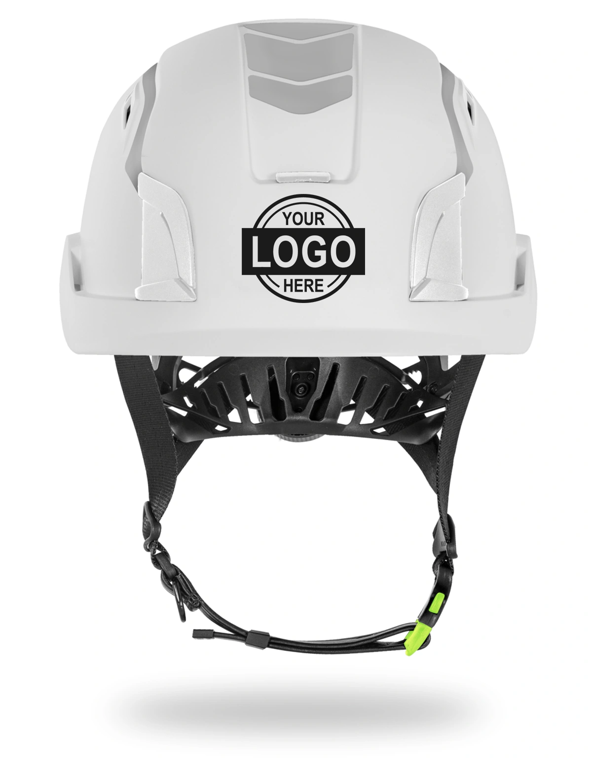 White with Reflectors Kask Zenith X2 Air Safety Helmet w/ Single Color Graphic | ANSI Z89.1 Type I/Type II, Class C