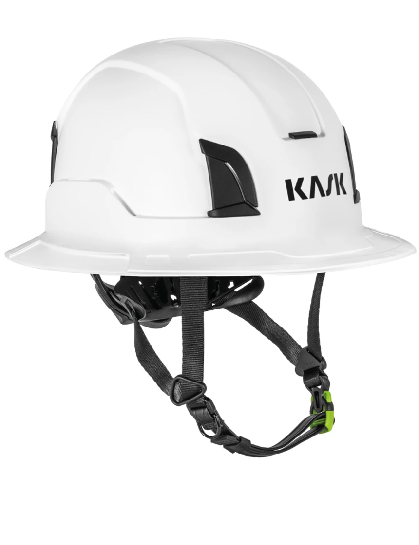 White Kask Zenith X2 Full Brim, FR (Flame Resistant) Safety Helmet