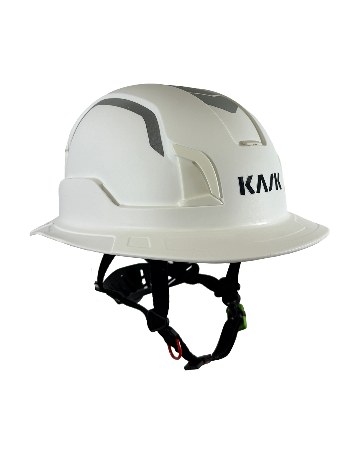 White Kask Zenith X2 Hi-Viz Full Brim, FR (Flame Resistant) Safety Helmet