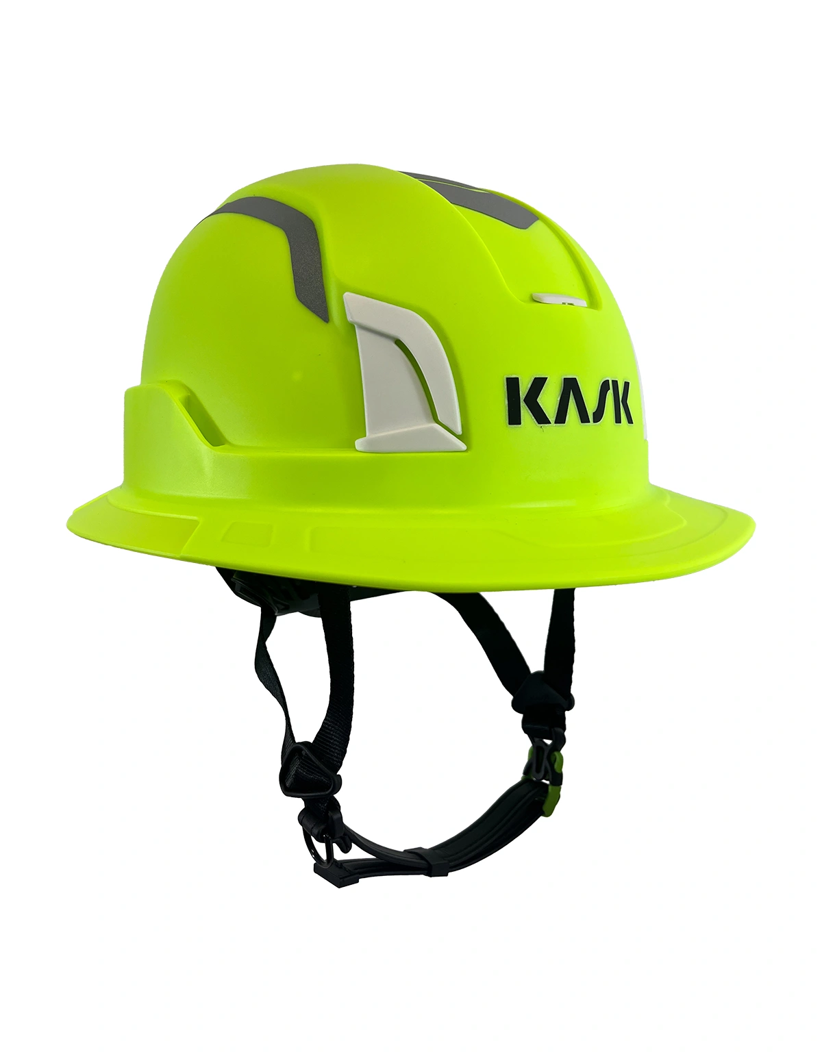 Hi-Viz Lime with Reflectors Kask Zenith X2 Full Brim Hi-Viz Safety Helmet