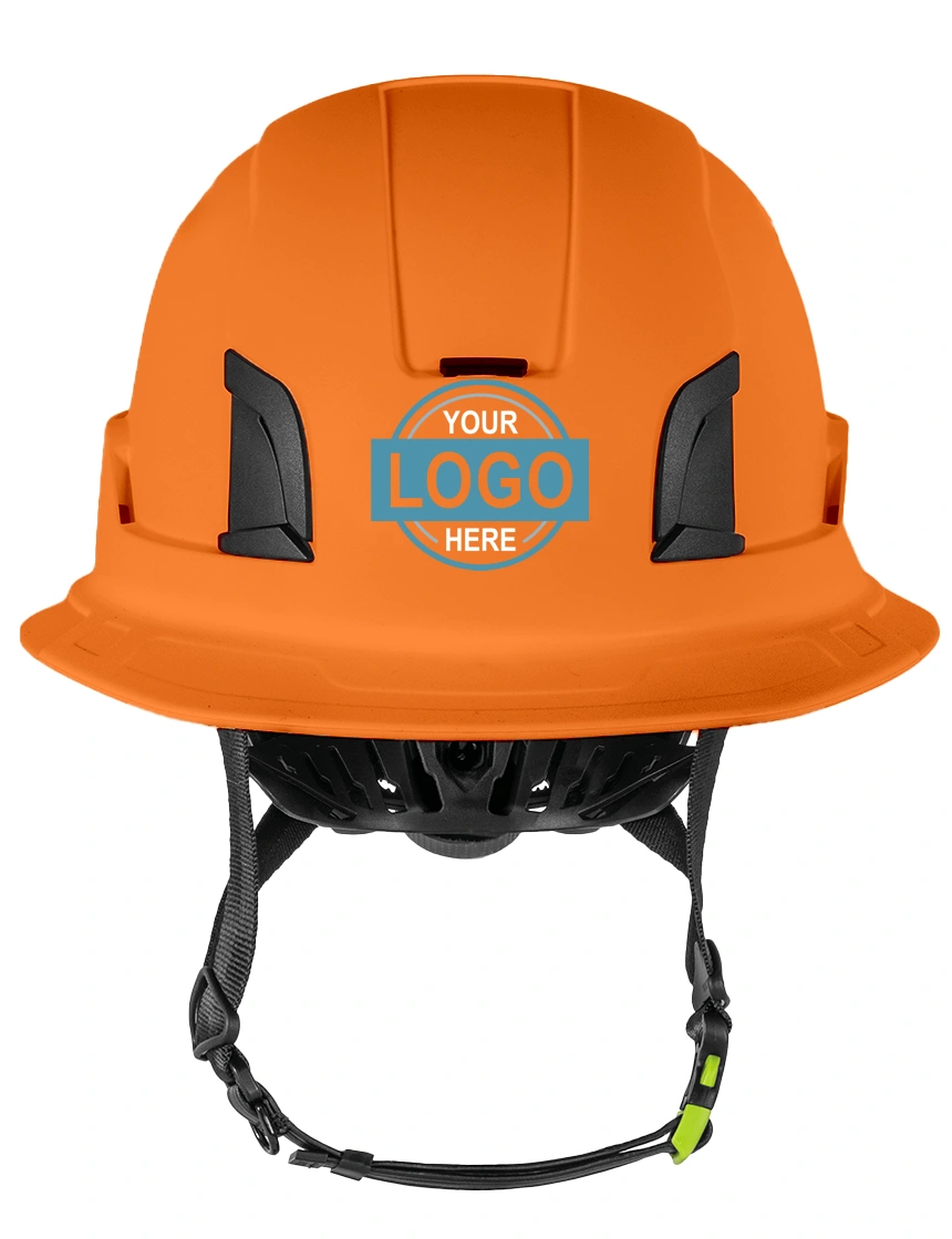 Orange Kask Zenith X2 ‘Full Brim’ Safety Helmet with Custom Full Color Graphic