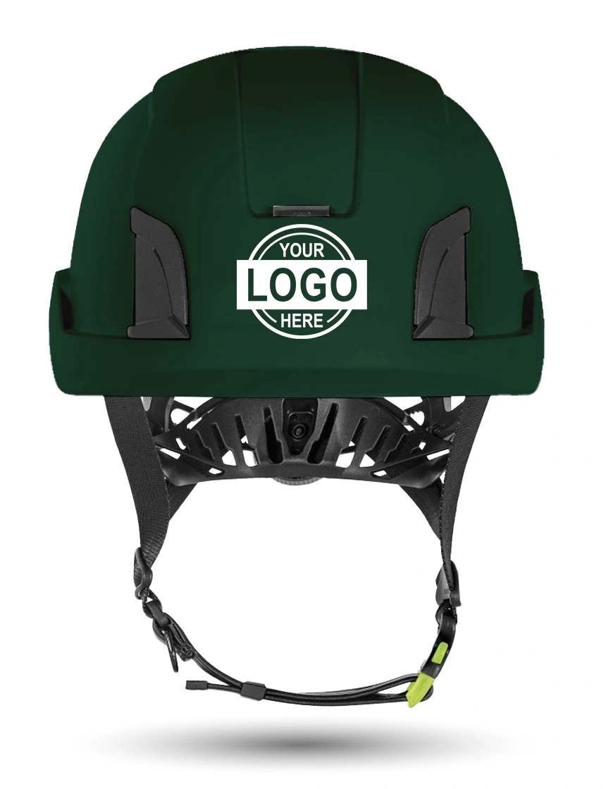 British Green Kask Zenith X2 Safety Helmet w/ Single Color Graphic | ANSI Z89.1 Type I/Type II, Class E, HT-LT