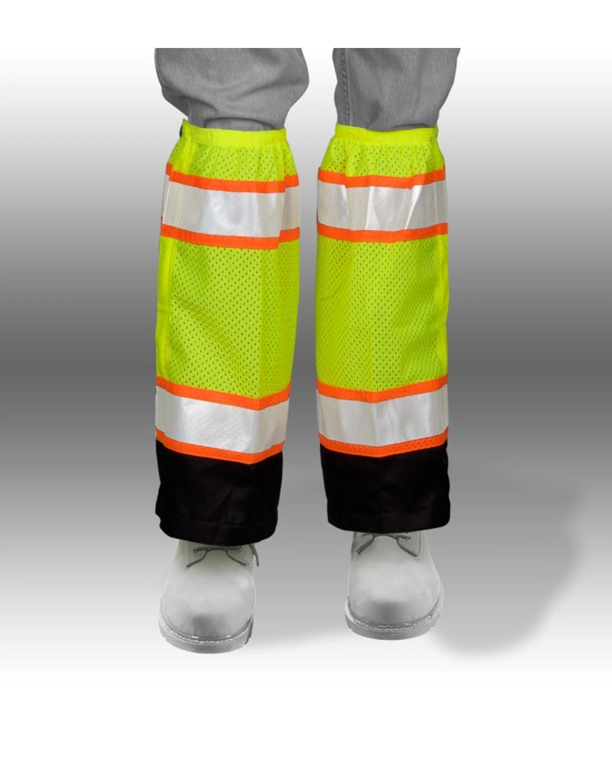 Pair of Kishigo Lime, Mesh, High-Vis Gaiters