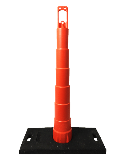 42\" Channelizer Cone with 30 Lb. Recycled Rubber Base