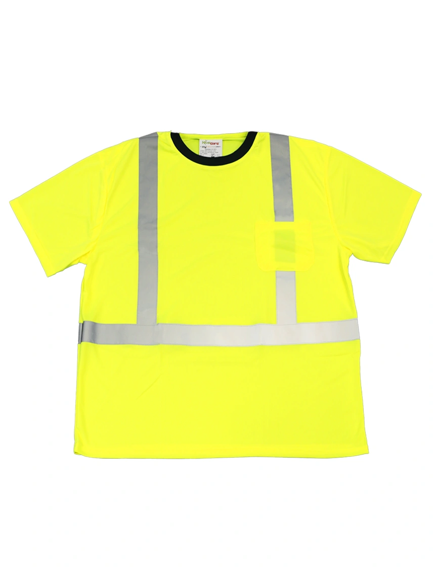 liberty safety moisture wicking hi vis t shirt class 2 medium