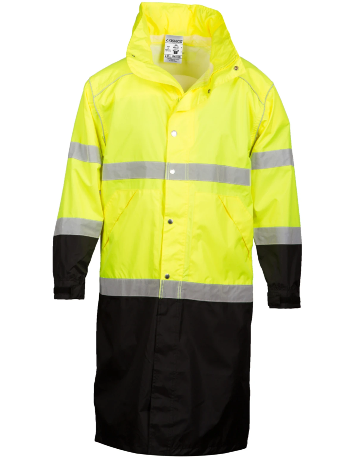 Lime, \"Brilliant Series\" Long Rain Coat, S-M