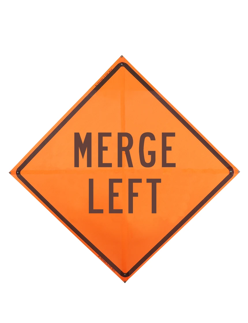 Merge Left Sign Sewn Pockets Mesh 36\" X 36\"