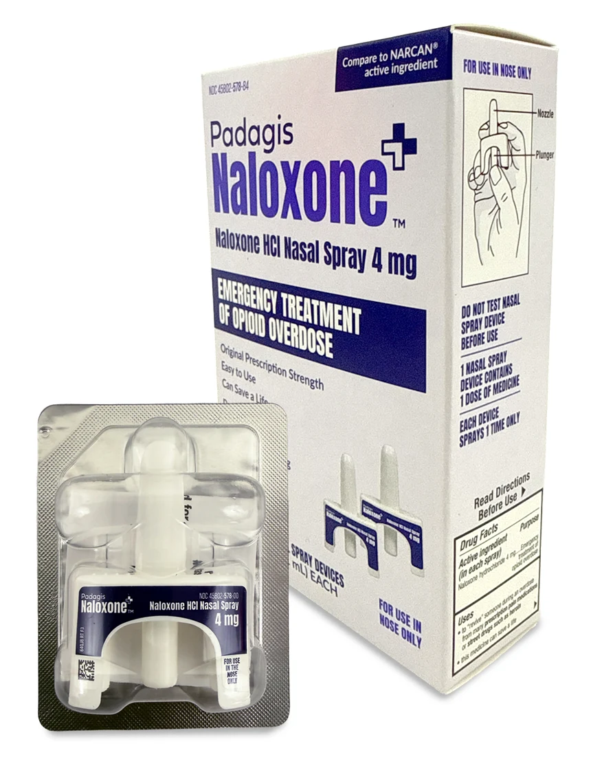 Naloxone Nasal Spray, 4 mg – 2 Pack