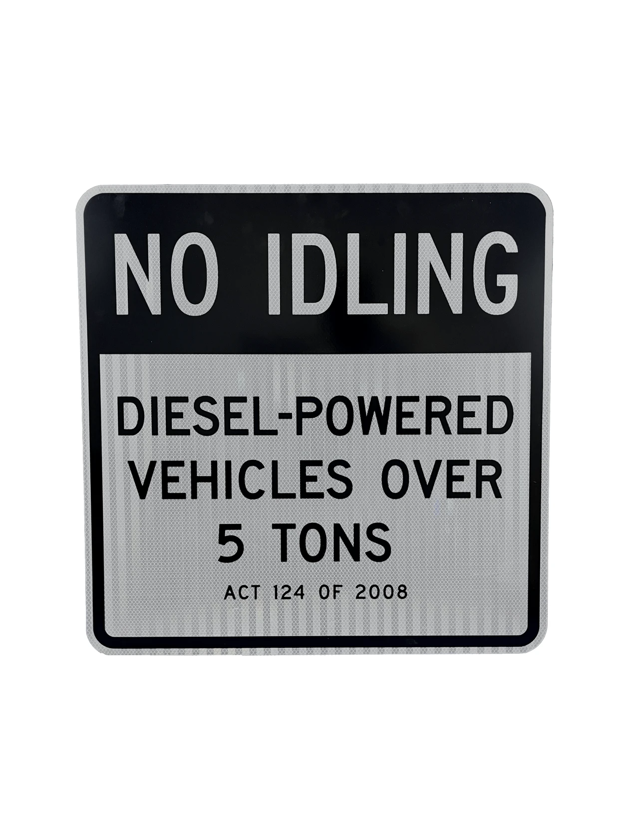 No Idling Sign