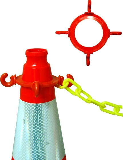 Orange Cone Chain Connector for Traffic Cones