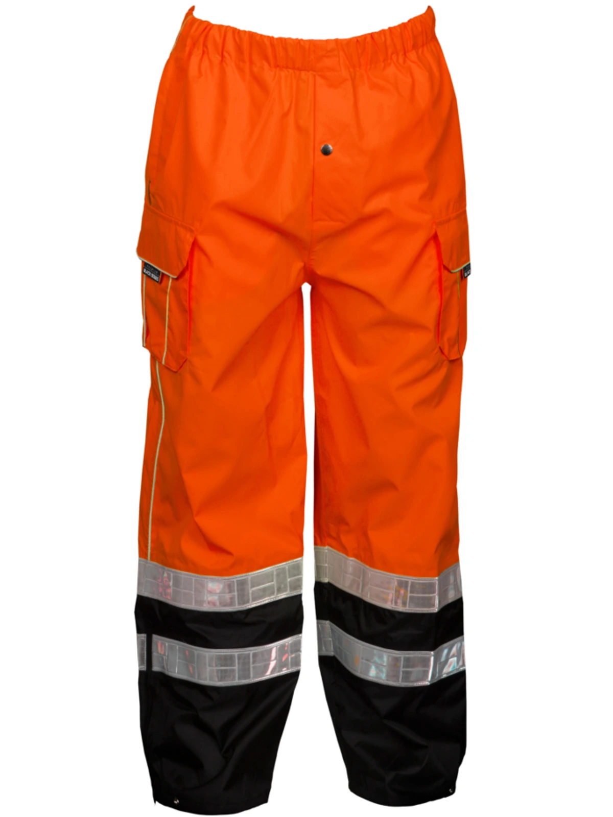 Orange, Premium Black Series, Class E Rainwear Pants, L-XL