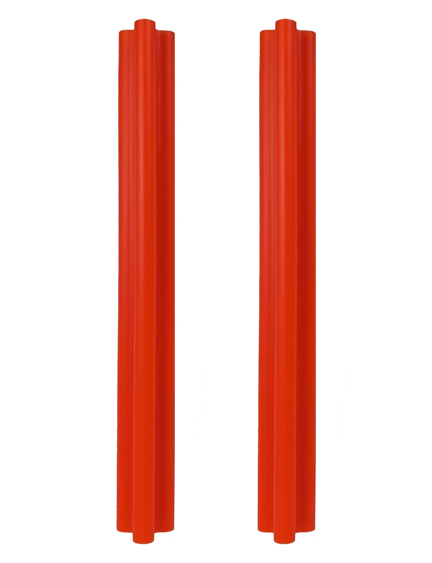 Pair of ORANGE 12\" Triangular Day \u0027Wands\u0027