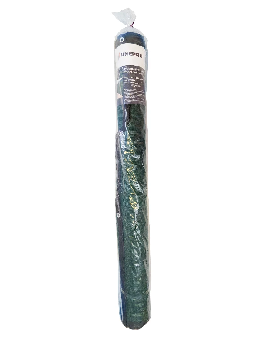 55\" x 50\u0027 Dark Green Privacy Fence for OnePro Fence Panels - Enough to cover 8 1/4 Fence Panels