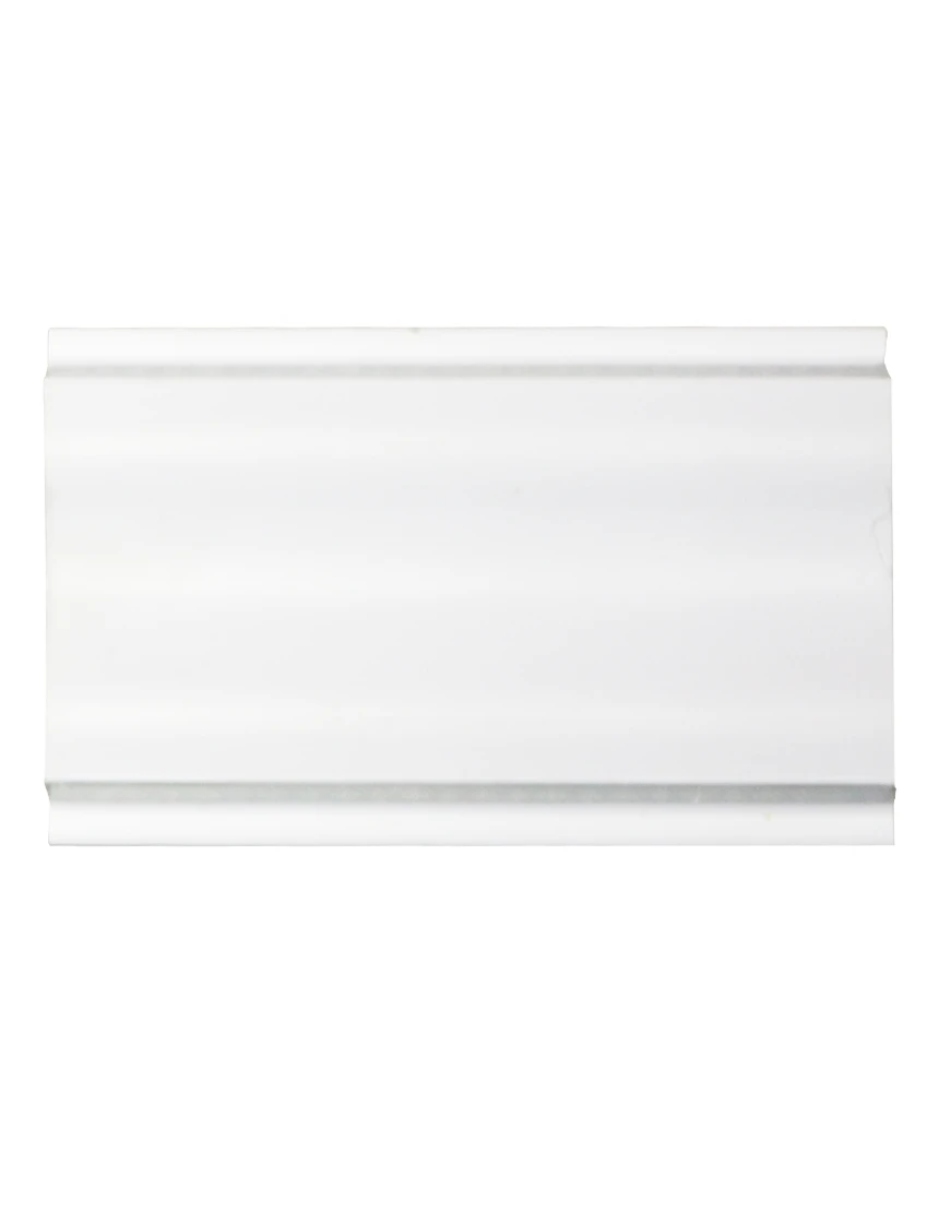 PEXCO Half-Track Reflective Raised Pavement Markers (RPMs), White with White Reflective Stripes on Both (2) Sides with adhesive (Box of 200 Reflective Markers) 