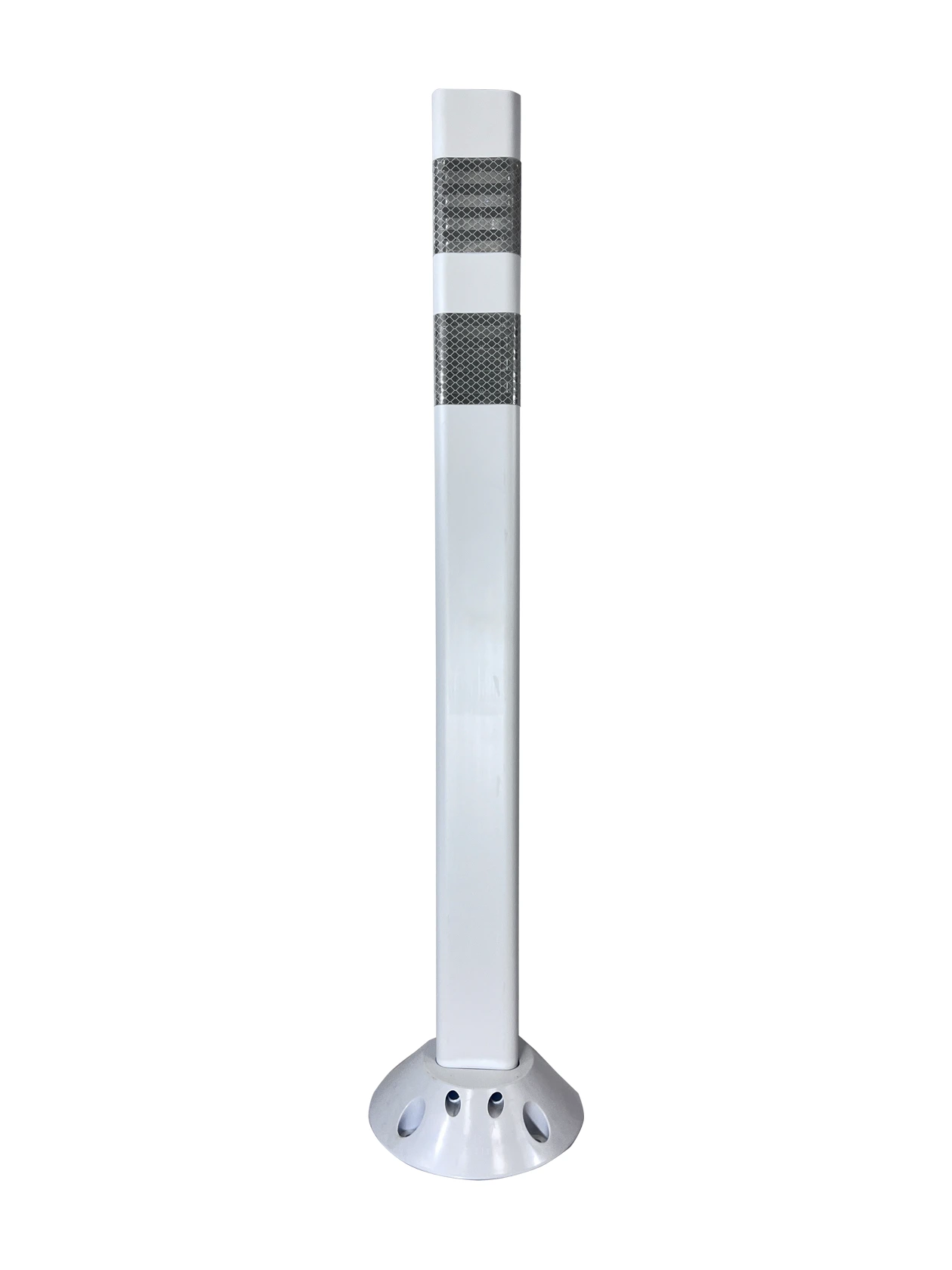 White Pexco Premium Poly-Urethane Delineator Post